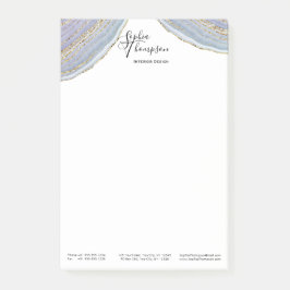 Moderner Goldlavendel Geode Achat - Posten-it® Post-it Klebezettel