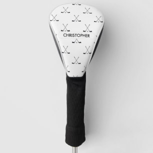 Moderner Golf Club Schwarz-Weiß-Muster Headcover