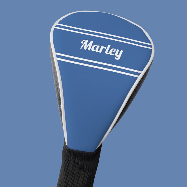 Moderner Golfer Sports Player Individuelle Name Cl Golf Headcover (Modern Golfer Sports Player Custom Name Club Blue Golf Head Cove)