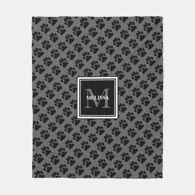 Moderner grauer fleecedecke (Vorderseite)