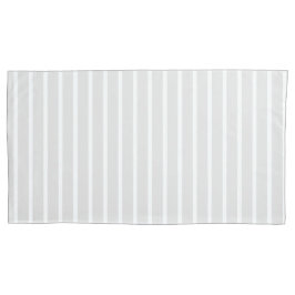 Moderner Graustreifen Kissenbezug