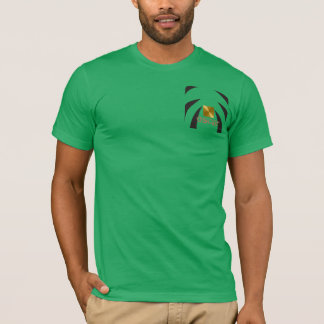 Moderner Green Black Gold T - Shirt