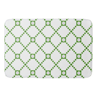 Moderner grüner Diamant Badematte
