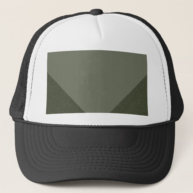 Moderner grüner Gradient Trucker Hut Truckerkappe (Vorderseite)