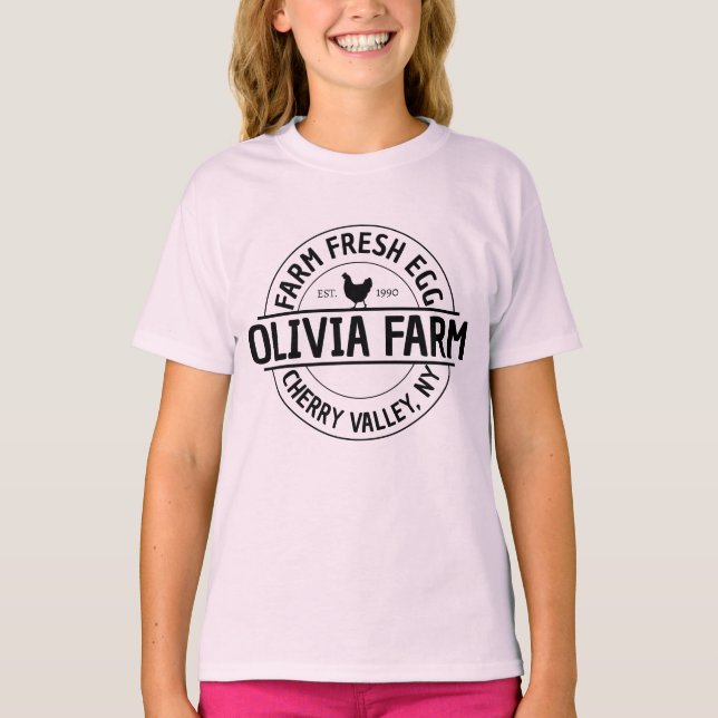 Moderner Händler für den eigenen landwirtschaftlic T-Shirt (Vorderseite)