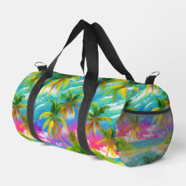 Moderner hawaiianischer Druck Duffle Bag