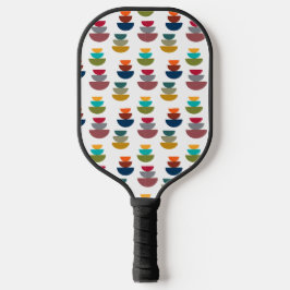 Moderner heller Minimalismus der Mitte des Jahrhun Pickleball Schläger