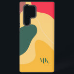 Moderner Hintergrund für Bio Formen Samsung Galaxy Hülle<br><div class="desc">Farbenfrohe abstrakte Bio Formen,  modernes Ambiente.</div>