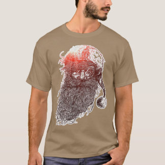 Moderner Hipster Santa Claus Sonnenbrille 2 T-Shirt