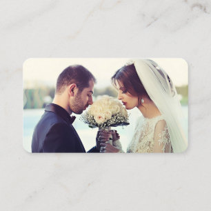 Moderner Hochzeitsplatz QR UAWG Umschließungsbus Visitenkarte