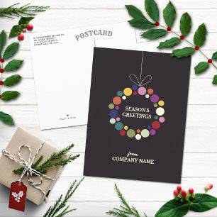 Moderner Holiday Wreath Corporate Weihnachten