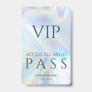 Moderner holografischer VIP-All-Access-Pass zum Ge Ausweis