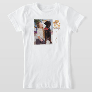 Moderner Hund Lover Single Foto T - Shirt