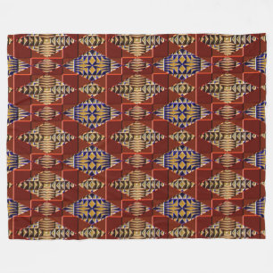 Moderner Indianer 16 Fleecedecke