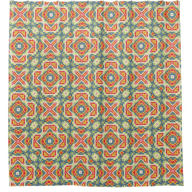 Moderner Indianer 33 Duschvorhang (Vorderseite)