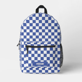 Moderner Individuelle Name für Lila Muster Bedruckter Rucksack