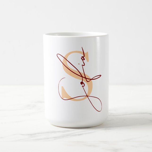 Moderner Individuelle Name Kaffeetasse (Mittel)