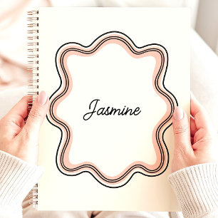 Moderner Individuelle Name mit Wavy-Scallotion Planer