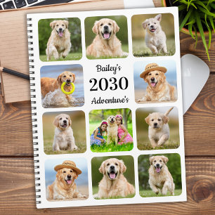 Moderner, individueller Hund 11 Foto Collage 2022 Planer