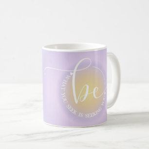 Moderner inspirierender Zitat-Lavendel sucht Kaffeetasse