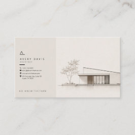 Moderner Japandi-Architekt Visitenkarte