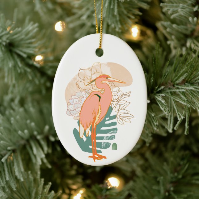 Moderner japanischer Helden und Blume Weihnachten Keramik Ornament (Baum)