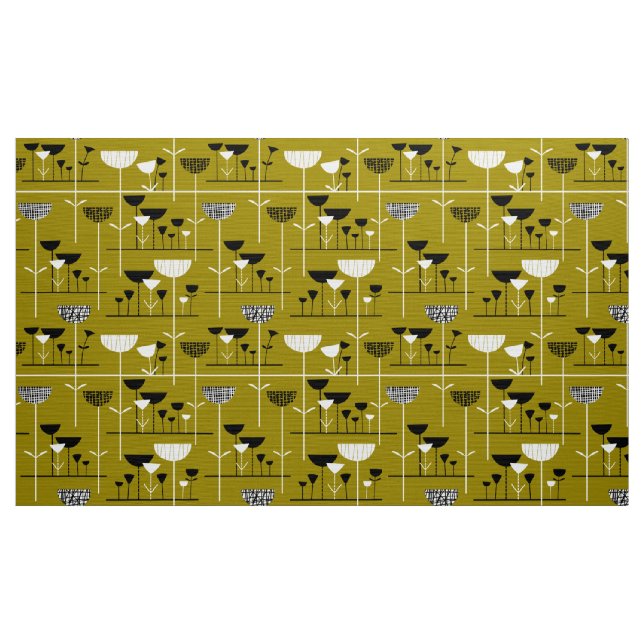 Moderner Jazz - Goldbraun 988501 Stoff (Yard (91,4 cm))