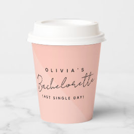 Moderner Junggeselinnen-Abschied für den benutzerd Pappbecher