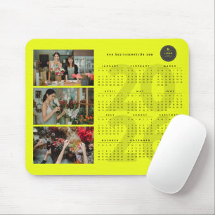 Moderner Kalender 2025 Neujahr Minimalistisch 3 Fo Mousepad