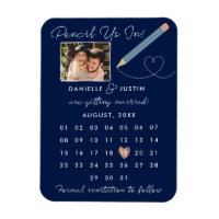 Moderner Kalender Save the Date