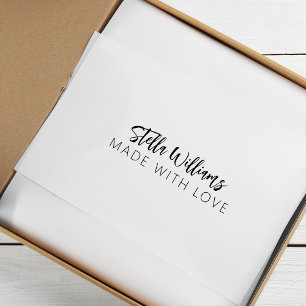 Moderner kalligraphischer Name aus Liebe Gummistempel