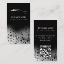 Moderner Kfz-Wash Automotive Reinigung QR Code Sch