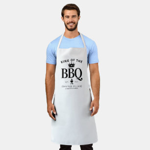 Moderner King of the GRILLEN Crown Feinschmecker V Schürze