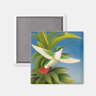 Moderner Kolibri Magnet