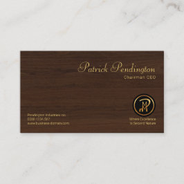 Moderner korporativer Minimalistischer feiner Visitenkarte