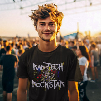 Moderner Krasser Tech Rockstar T-Shirt