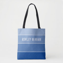 MODERNER kreativer Ober-Farbverlauf ROYAL BLUE Tasche