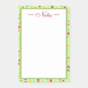 Moderner Künstlerischer Polka Dot Post-it Klebezettel