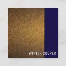 Moderner Kupfergold-Marineblau minimalistisch