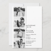 Moderner Lässiger 4-Foto-Stand auf einer Hochzeit