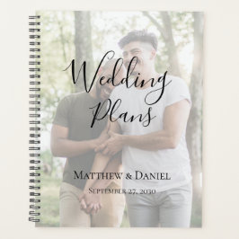 Moderner LGBTQ Hochzeitsplaner für Foto Planer