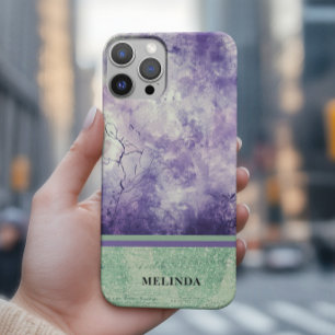 Moderner Lila Grüner Mystiker iPhone 16 Pro Max Hülle