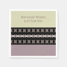 Moderner Lila Pflaumendesigner Luncheon