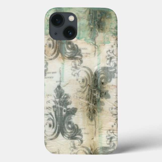 Moderner Lilien-Entwurf Case-Mate iPhone Hülle (Rückseite)