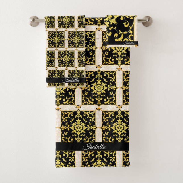 Moderner Luxus Elegante Sammlung Badhandtuch Set (Insitu)