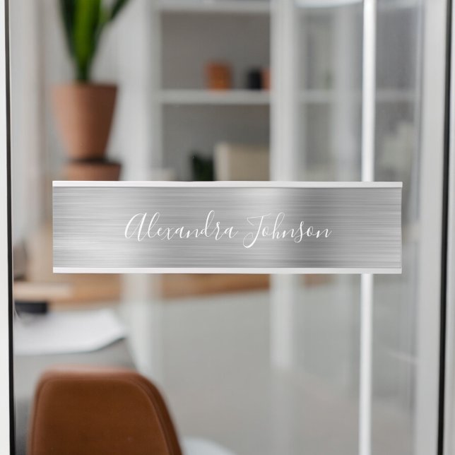 Moderner Luxus Silberner Geschäftsweg Moderner Türschild (Von Creator hochgeladen)