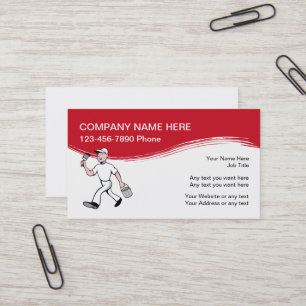 Moderner Maler Businesscards Visitenkarte