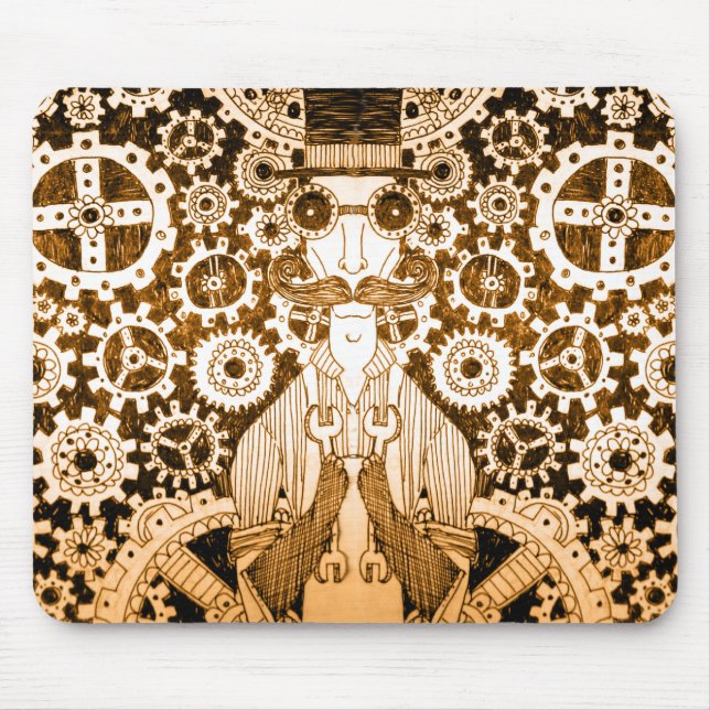 Moderner Mann Mousepad (Vorne)