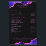 Moderner Marmor Glitzer Salon Preisliste Flyer<br><div class="desc">Moderne Marmor,  Glitzer,  Salon,  Flyer der Preisliste. bearbeiten Sie Ihr Produkt in wenigen Minuten,  indem Sie Ihr hinzufügen. Sie können den schrift Art/die Farbe/Position durch "weitere Personalisierung" ändern.</div>