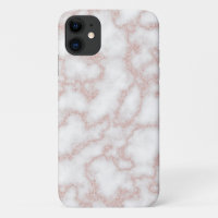 Moderner Marmor Rose Gold Glitzer